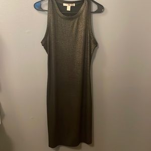 Black and gold women’s dress